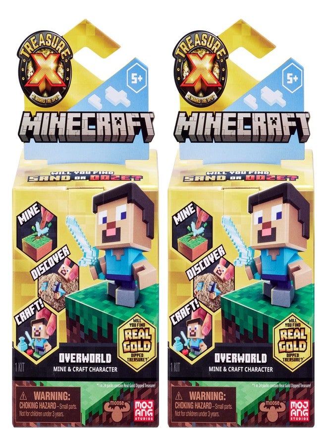Treasure X Minecraft. Mine, Discover & Craft with 10 Levels of Adventure & 12 Mine & Craft Characters to Collect. Will You find The Real Gold Dipped Treasure? - Image 2